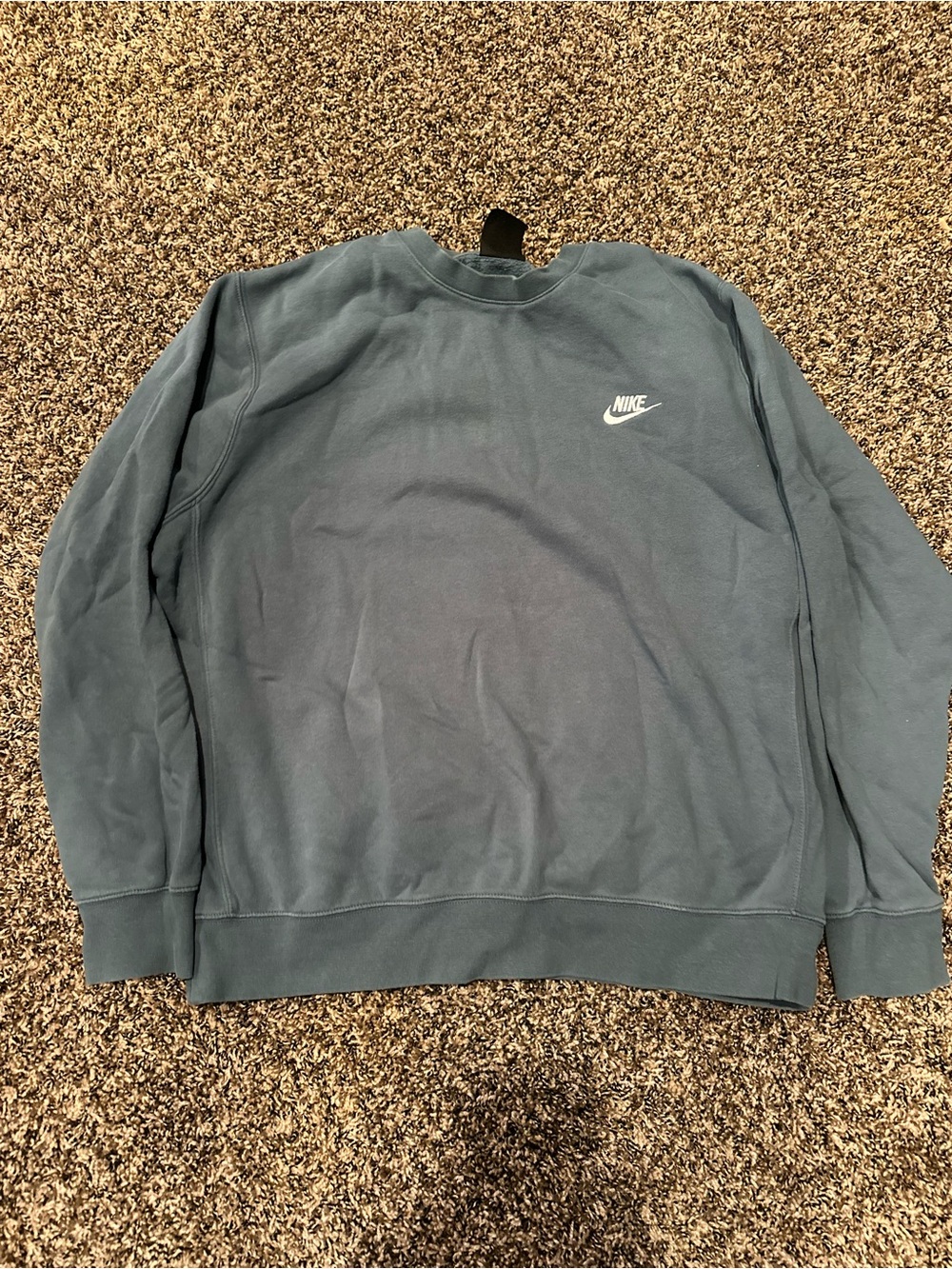 Nike Women’s Crewneck Sweatshirt in Dark Teal Blue